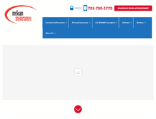Tablet Screenshot of mcleaninsurance.com
